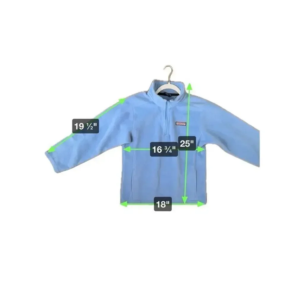 Vineyard Vines Fleece 1/4 Zip Pullover Boys L‎ Outdoor Warmth